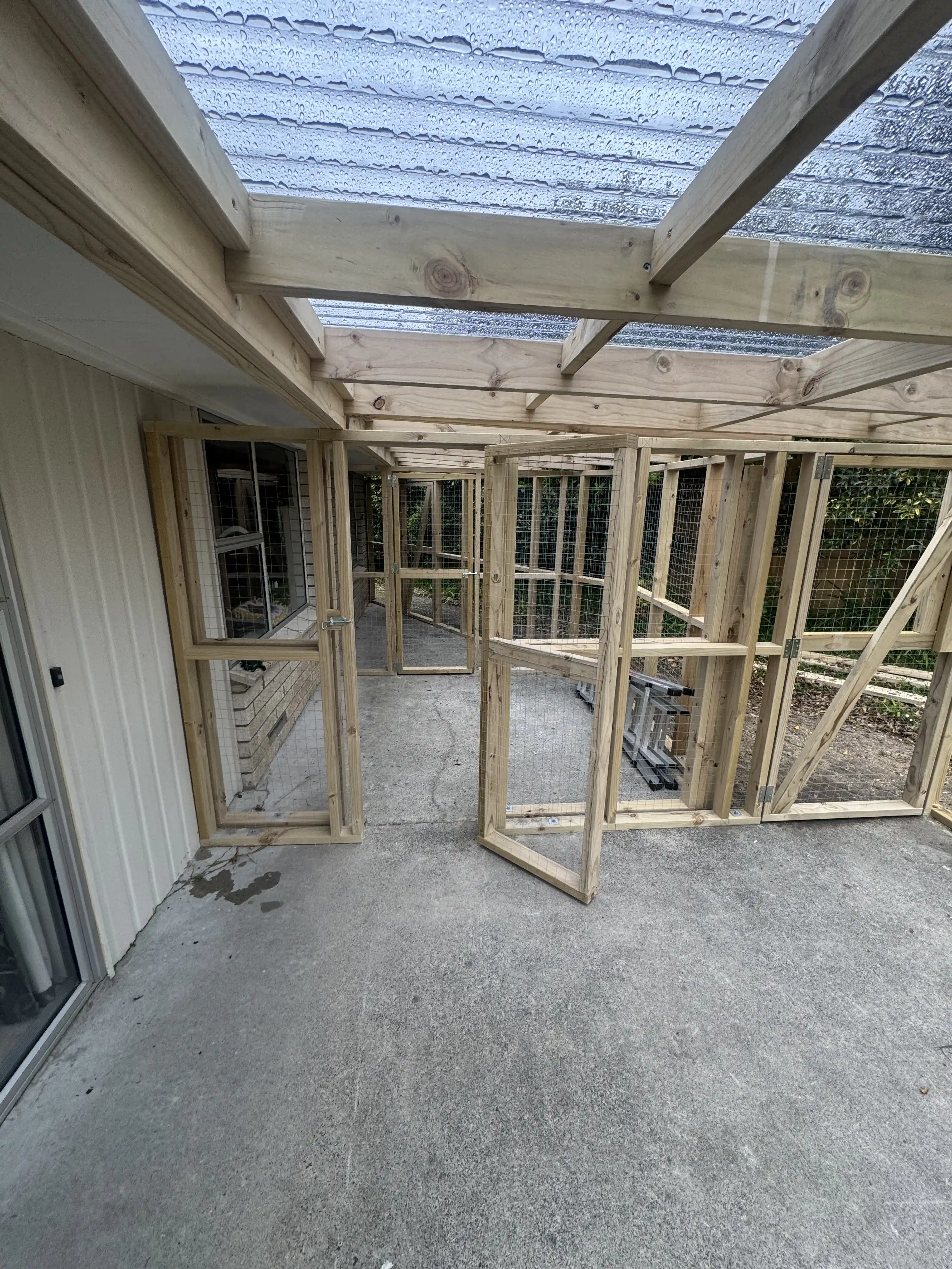 Pet Enclosure Gate Open